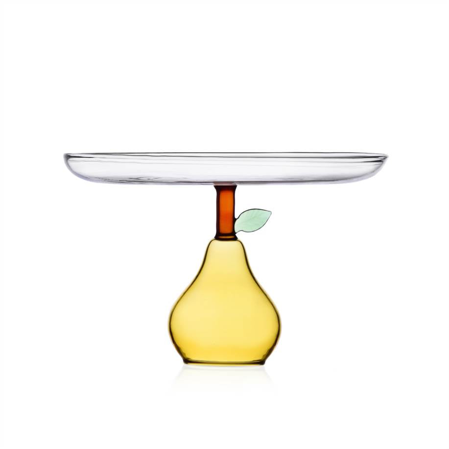 Fruits + Flowers | Raised Pear Plate