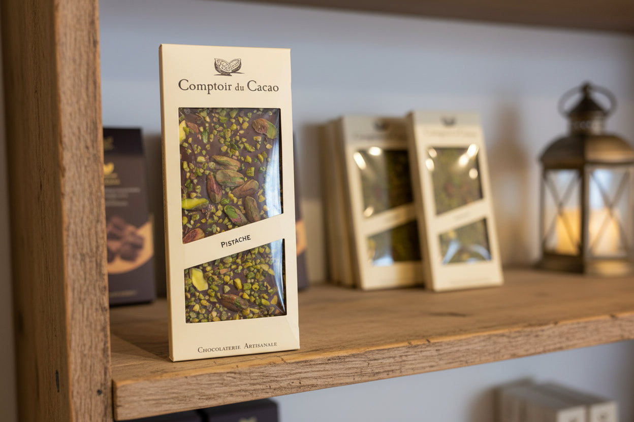 Pistache | Gourmet Milk Chocolate Bar