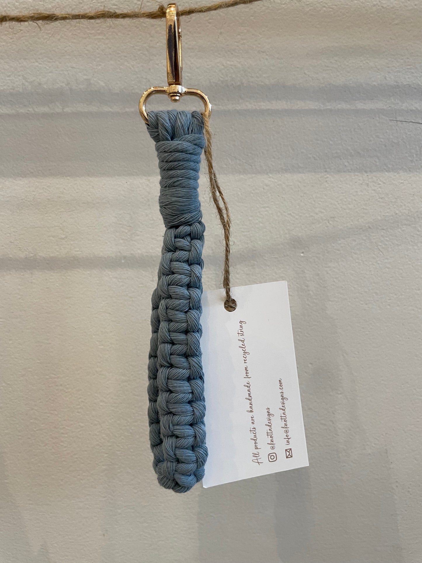 Long Macrame Keychain