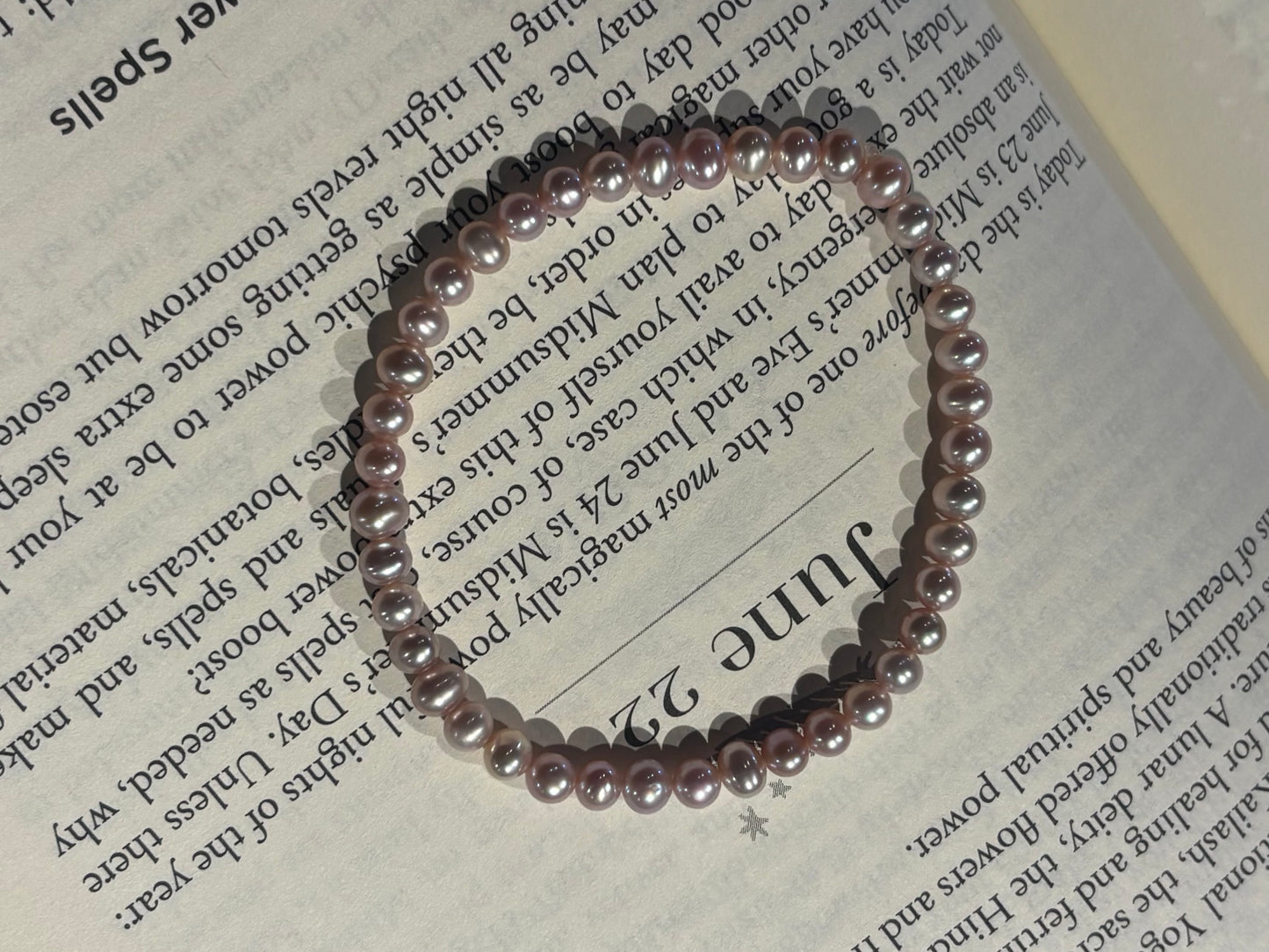 Freshwater Pink Pearl Bracelet