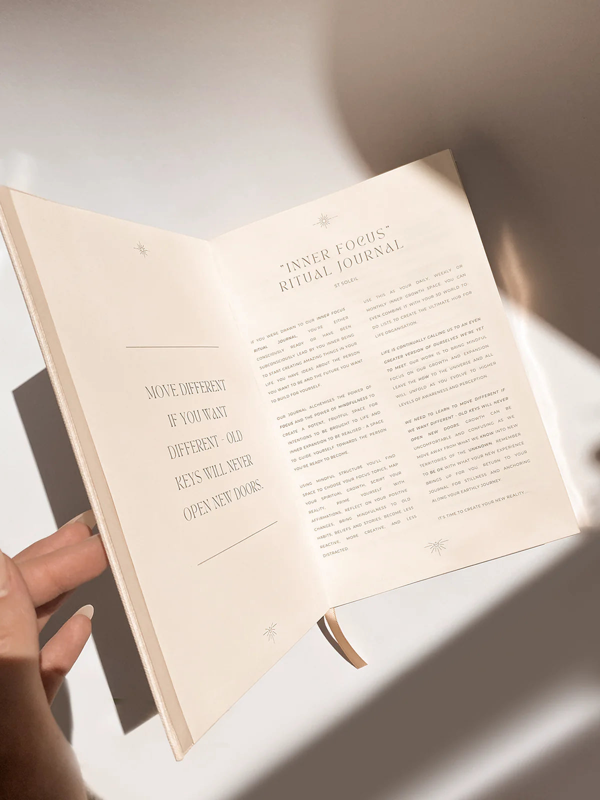 'INNER FOCUS' RITUAL JOURNAL • LINEN
