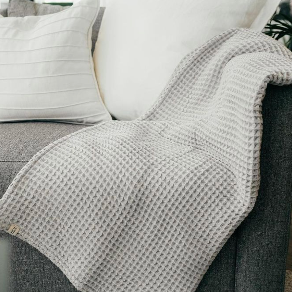 The Weightless Waffle Throw Blanket