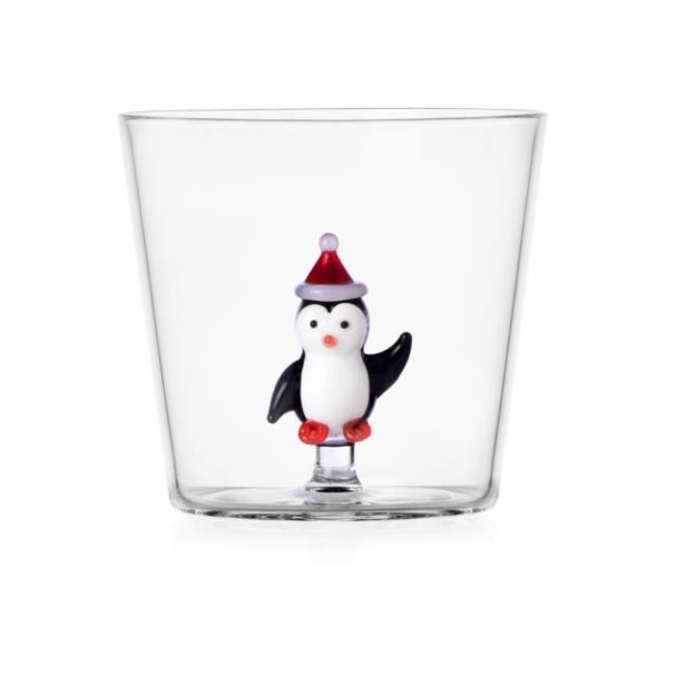 Tumbler | Penguin with a Christmas Hat
