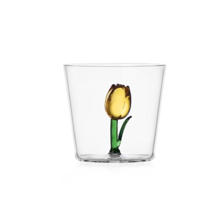 Botanica | Yellow Tulip Tumbler