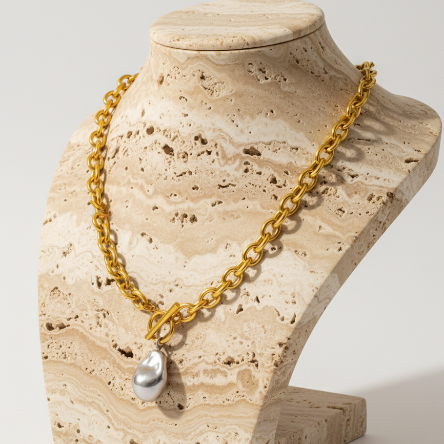Dina | Duo Tone Necklace