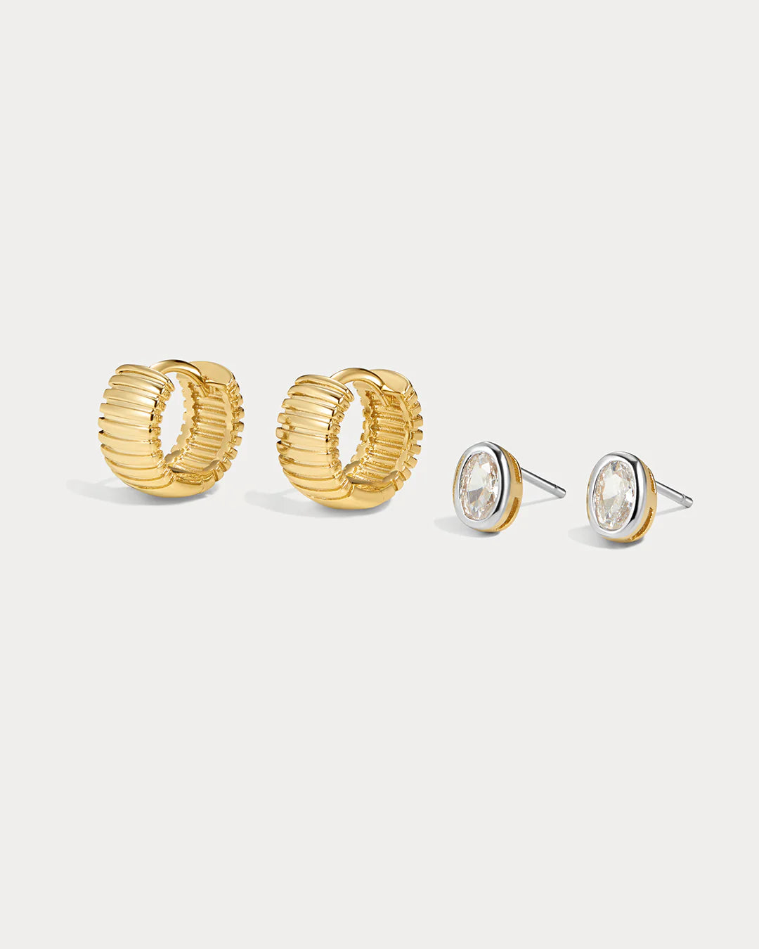 The Georgia Stone Earring Set