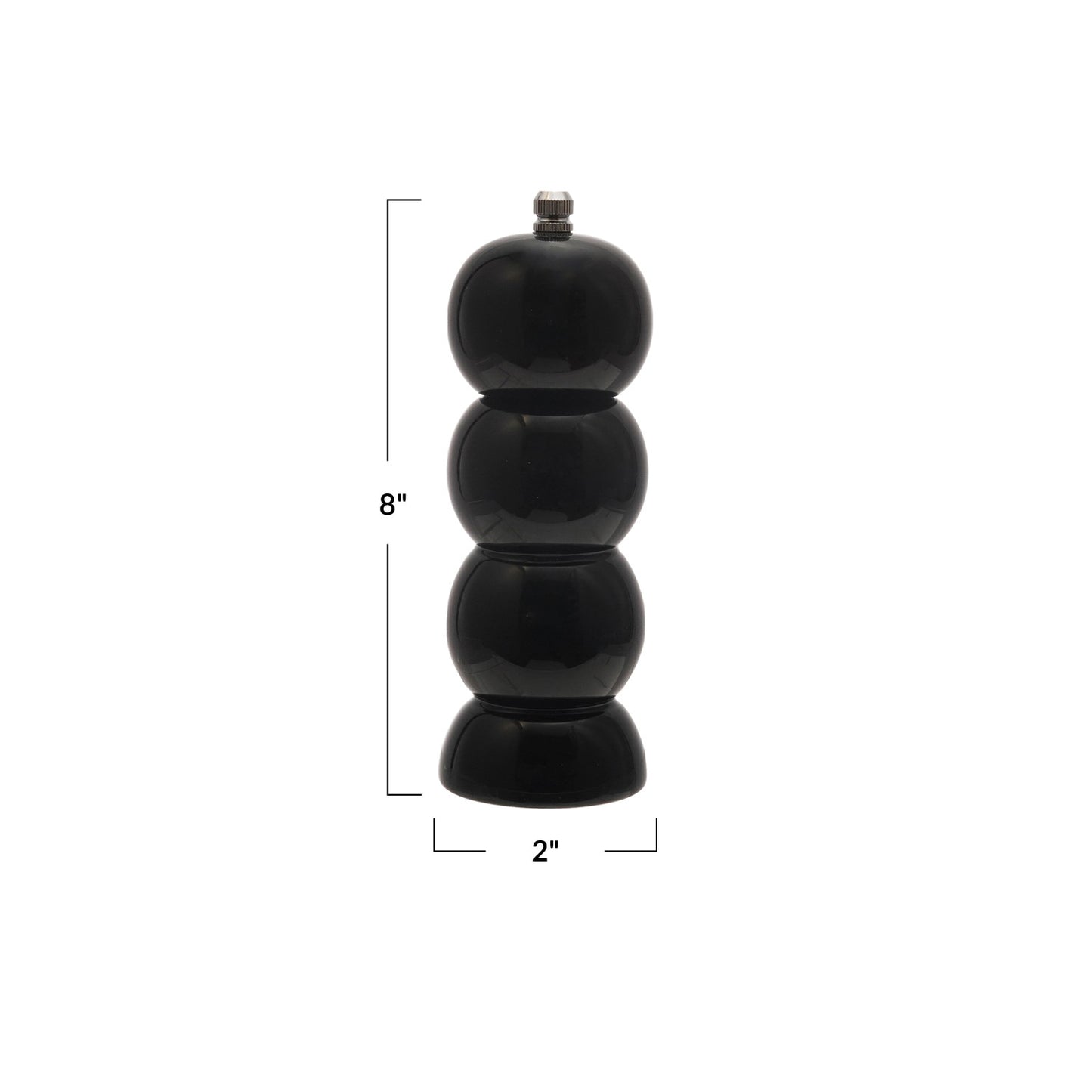 Rubberwood Salt + Pepper Mill