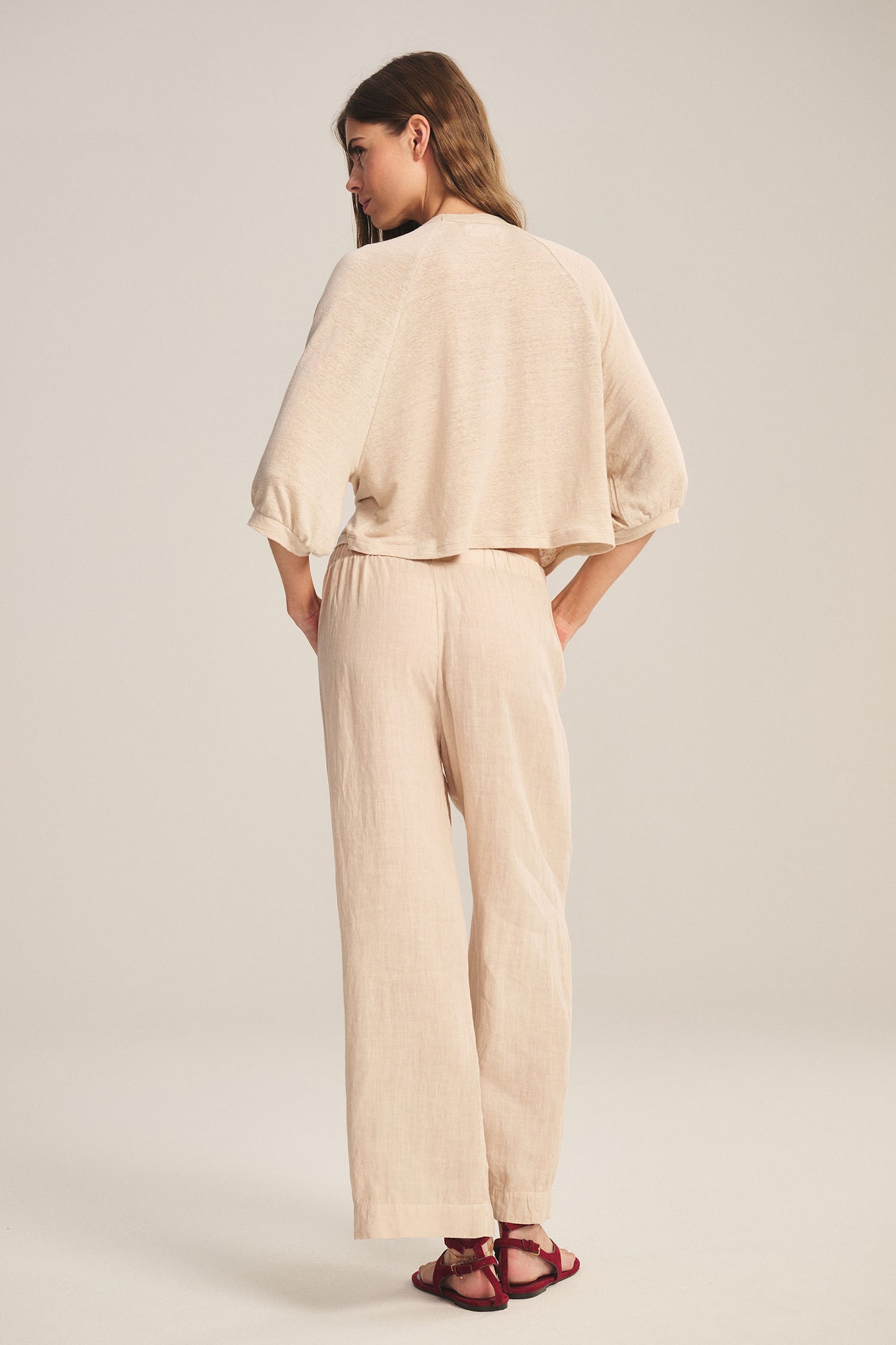 Lola | Woven Linen Pant