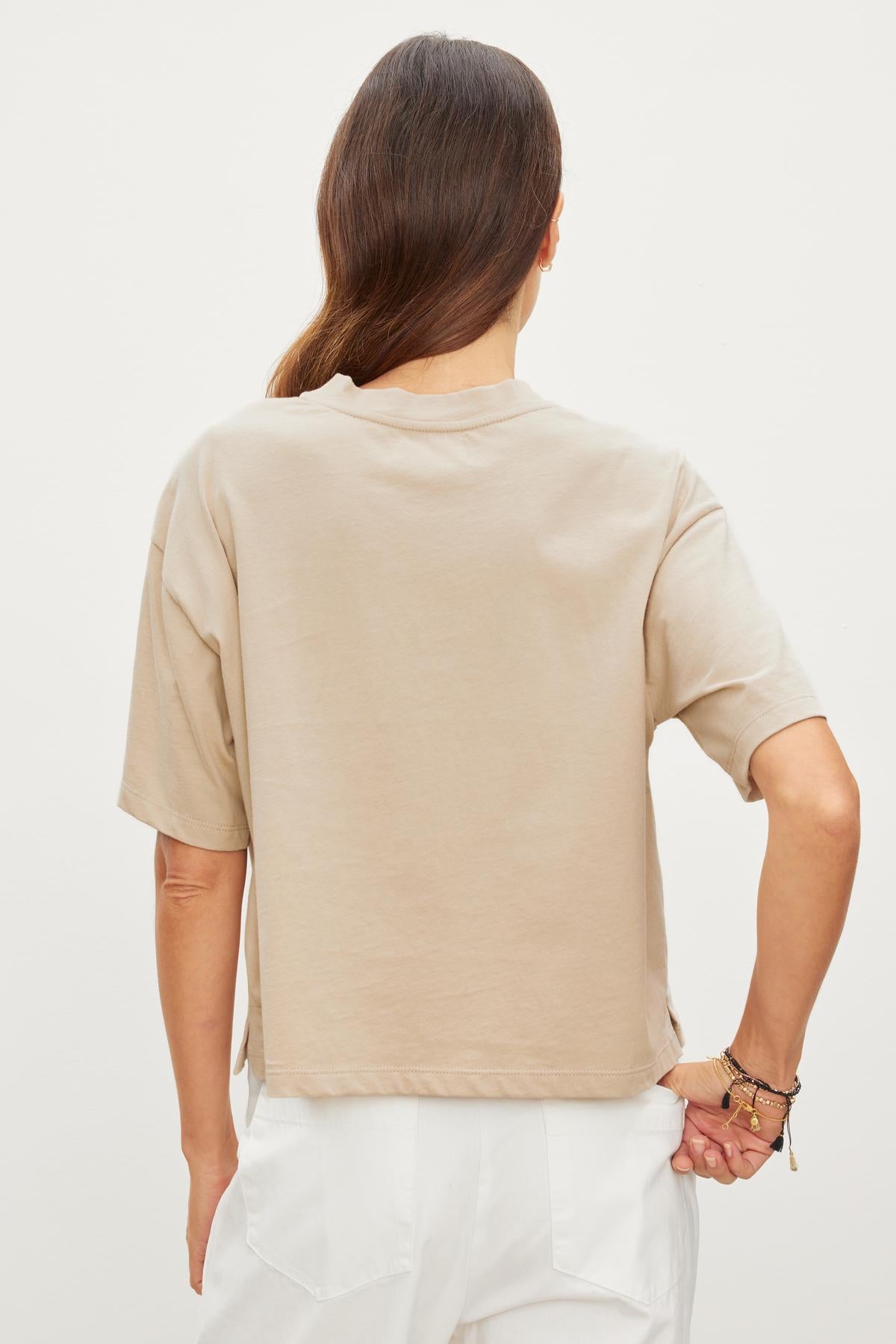 Clarah | Sueded Jersey Top
