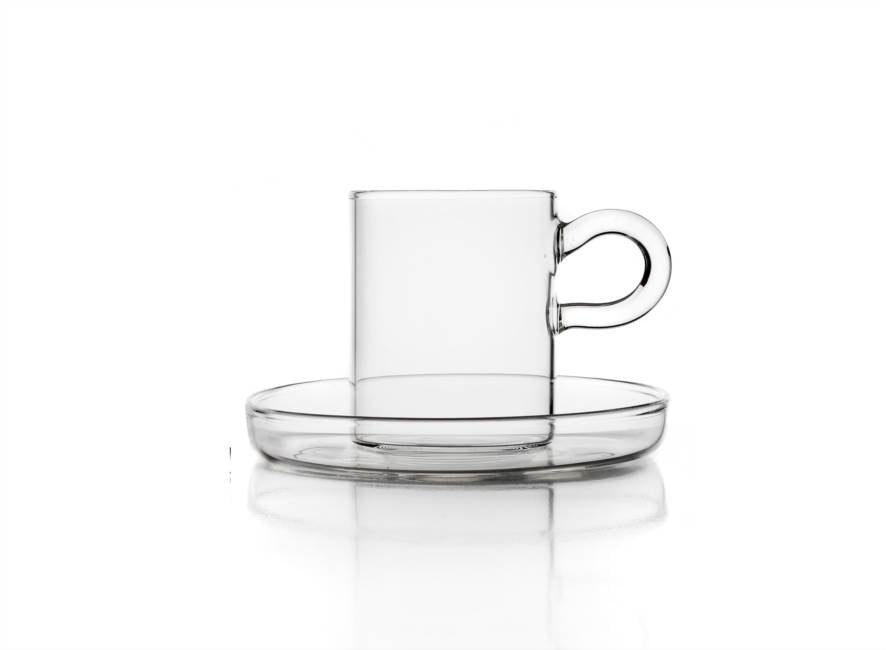 Piuma | Tall Espresso Coffee Cup + Saucer