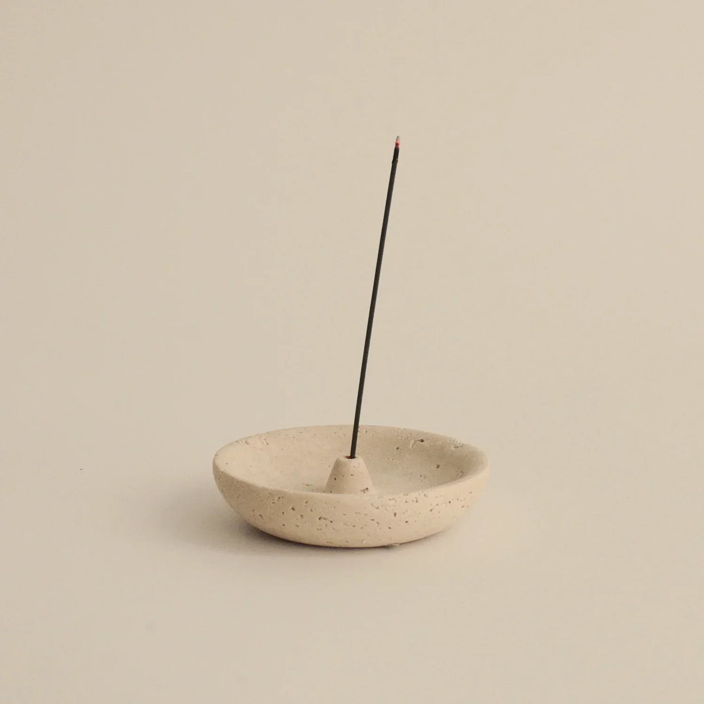 Travertine Incense Holder