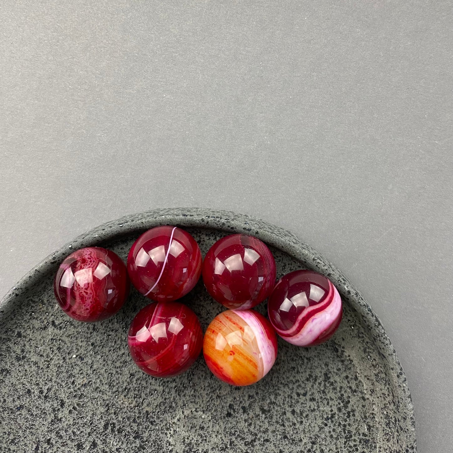 Red Agate Sphere | Mini