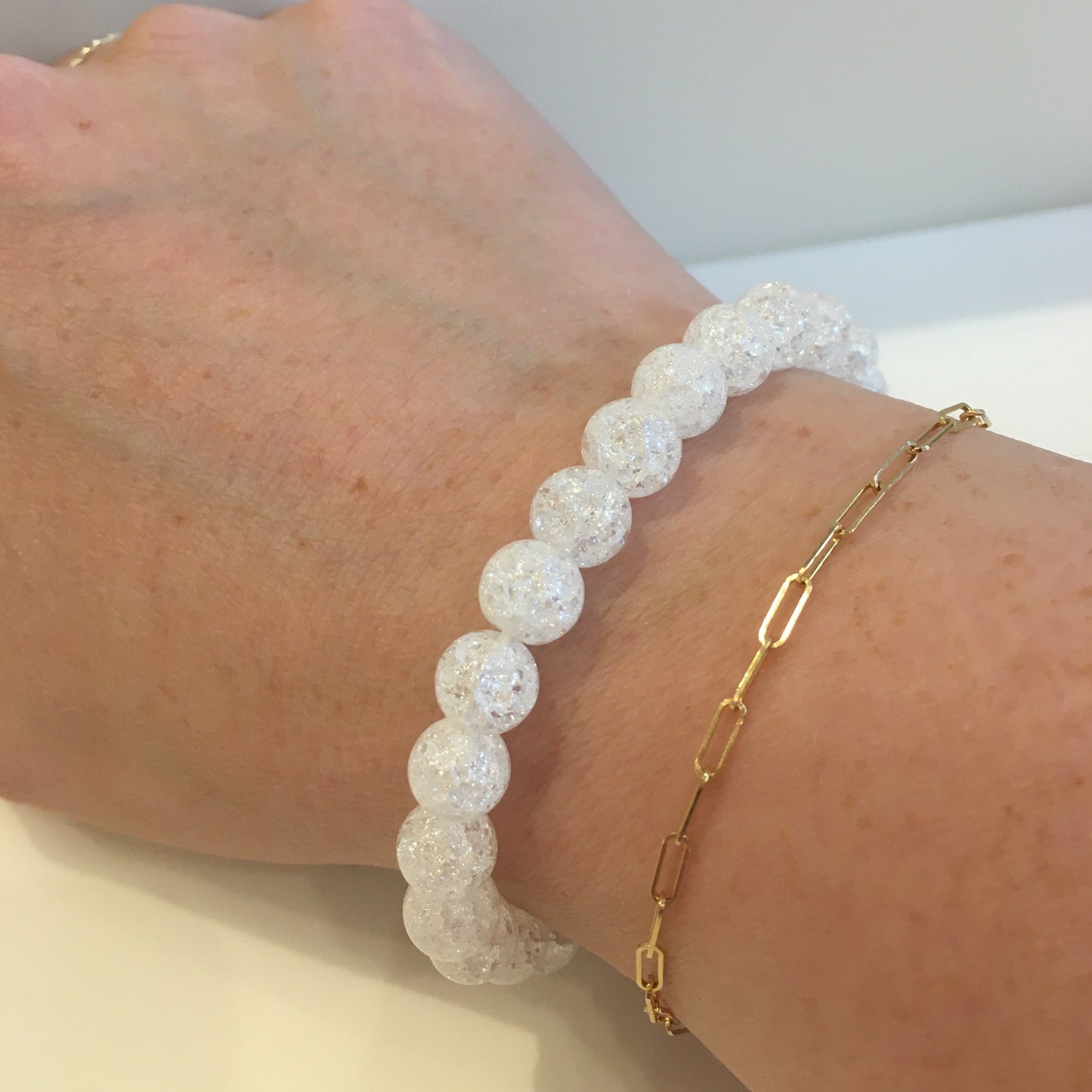 Crackle Quartz Bracelet