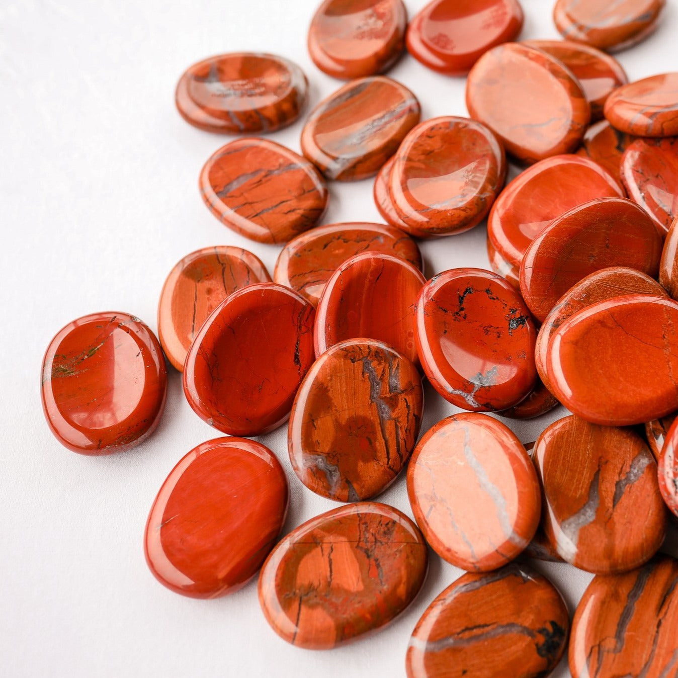 Red Jasper Worry Stone