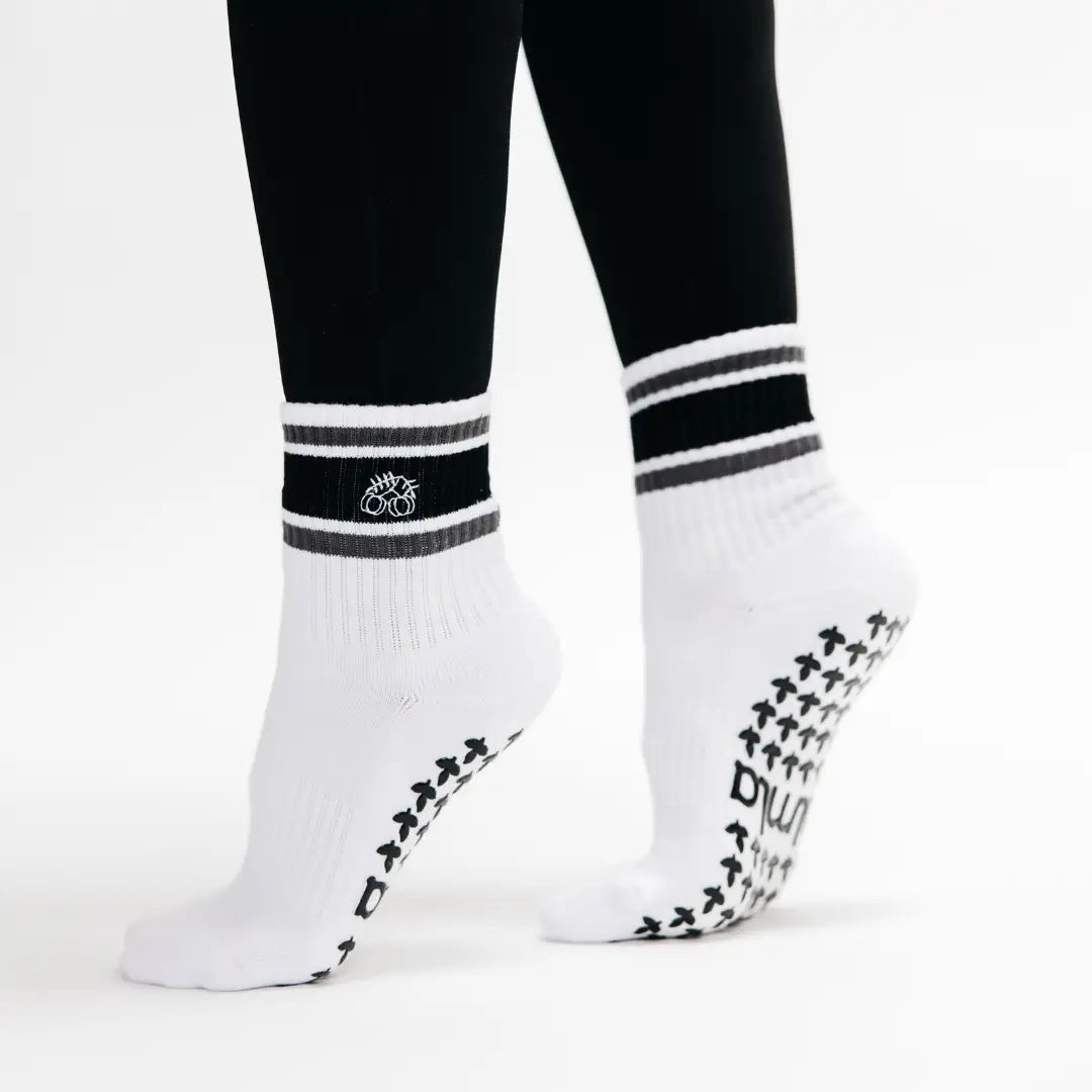 Striped Crew Grip Socks