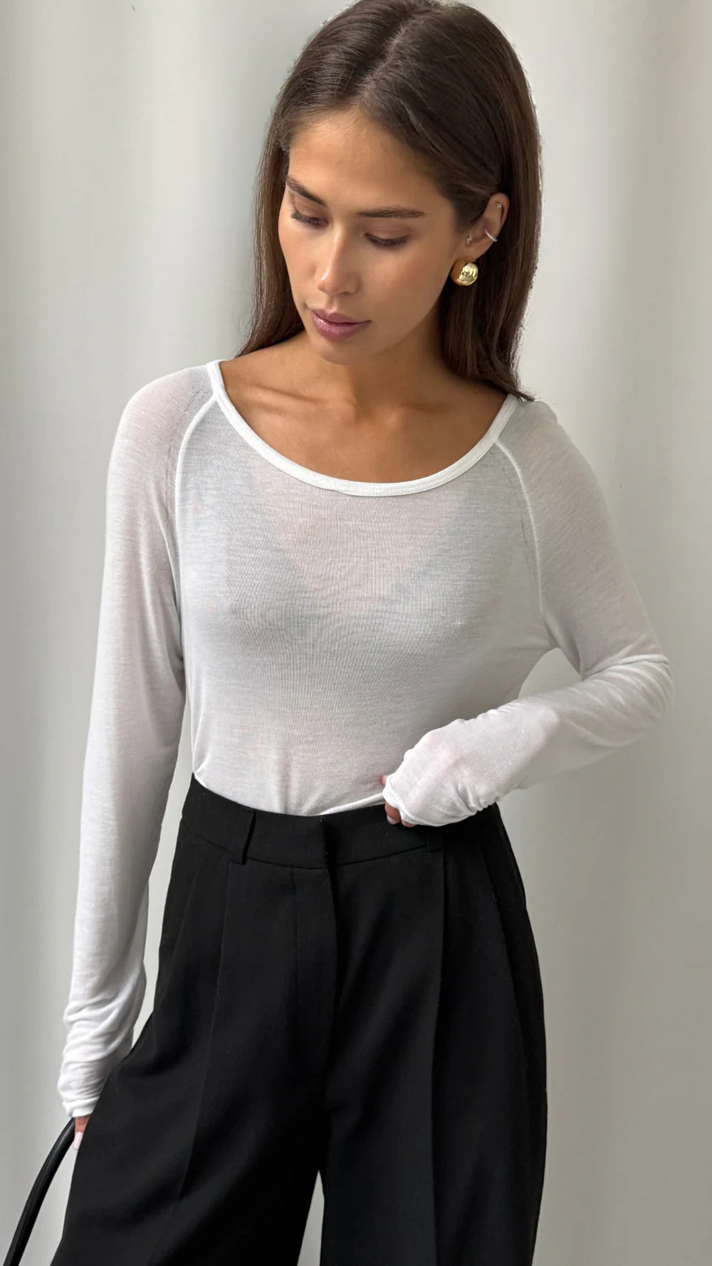 Esme Cashmere Jersey Top
