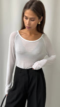 Esme Cashmere Jersey Top
