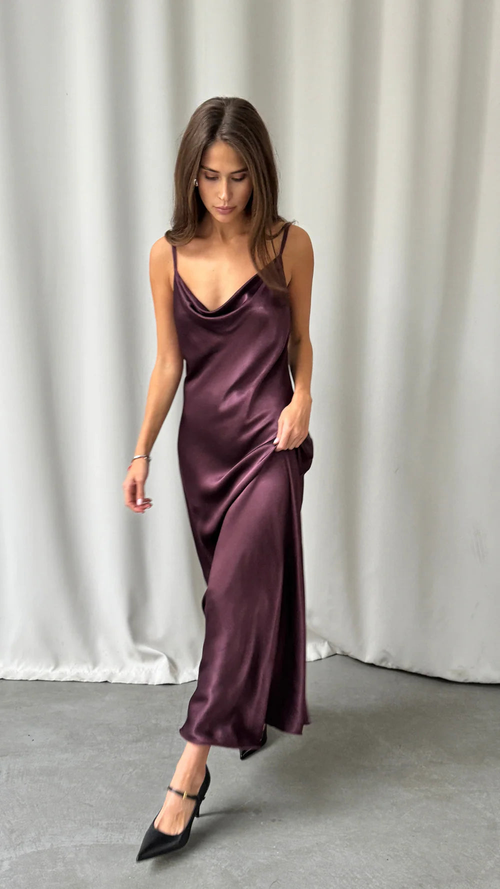 Alena | Satin Dress