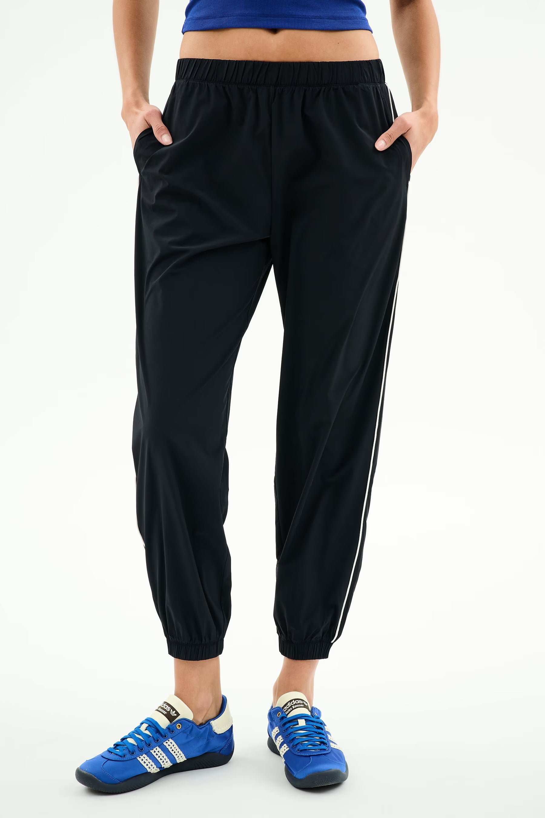 Megan Woven Nylon Joggers