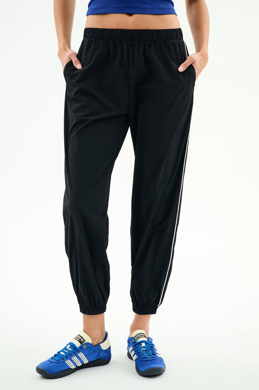 Megan Woven Nylon Joggers
