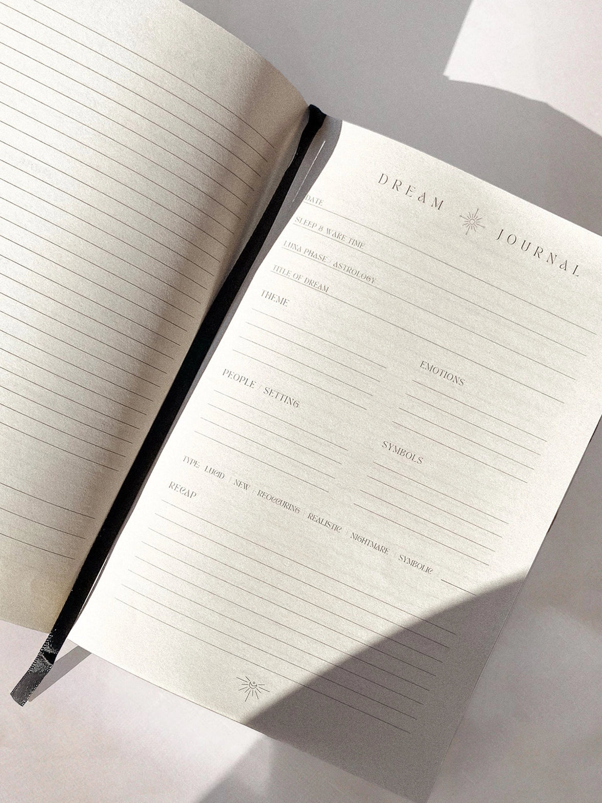 ☾ Sacred Dreams Journal | Vegan Leather