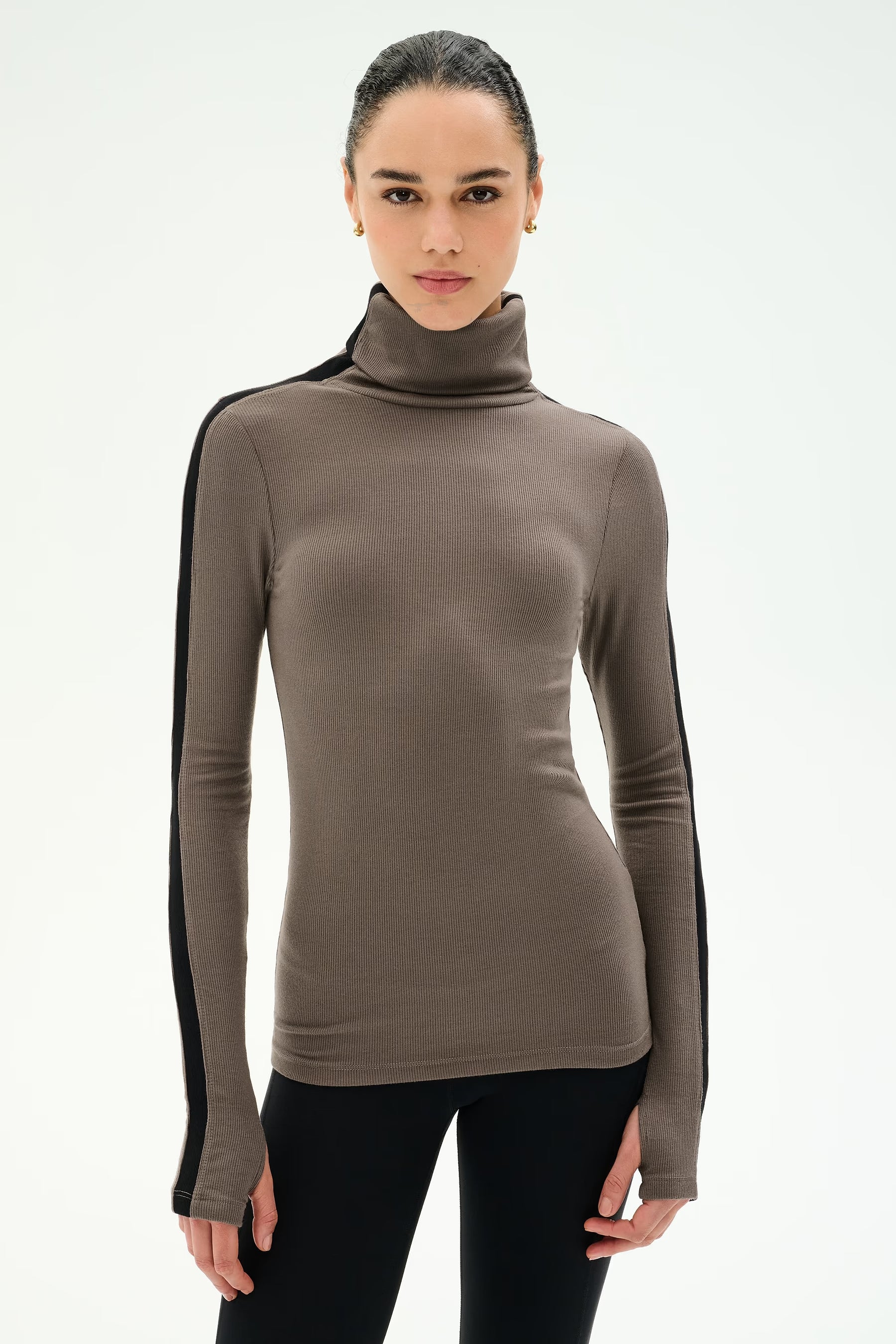 Jackson Rib Full Length Turtleneck