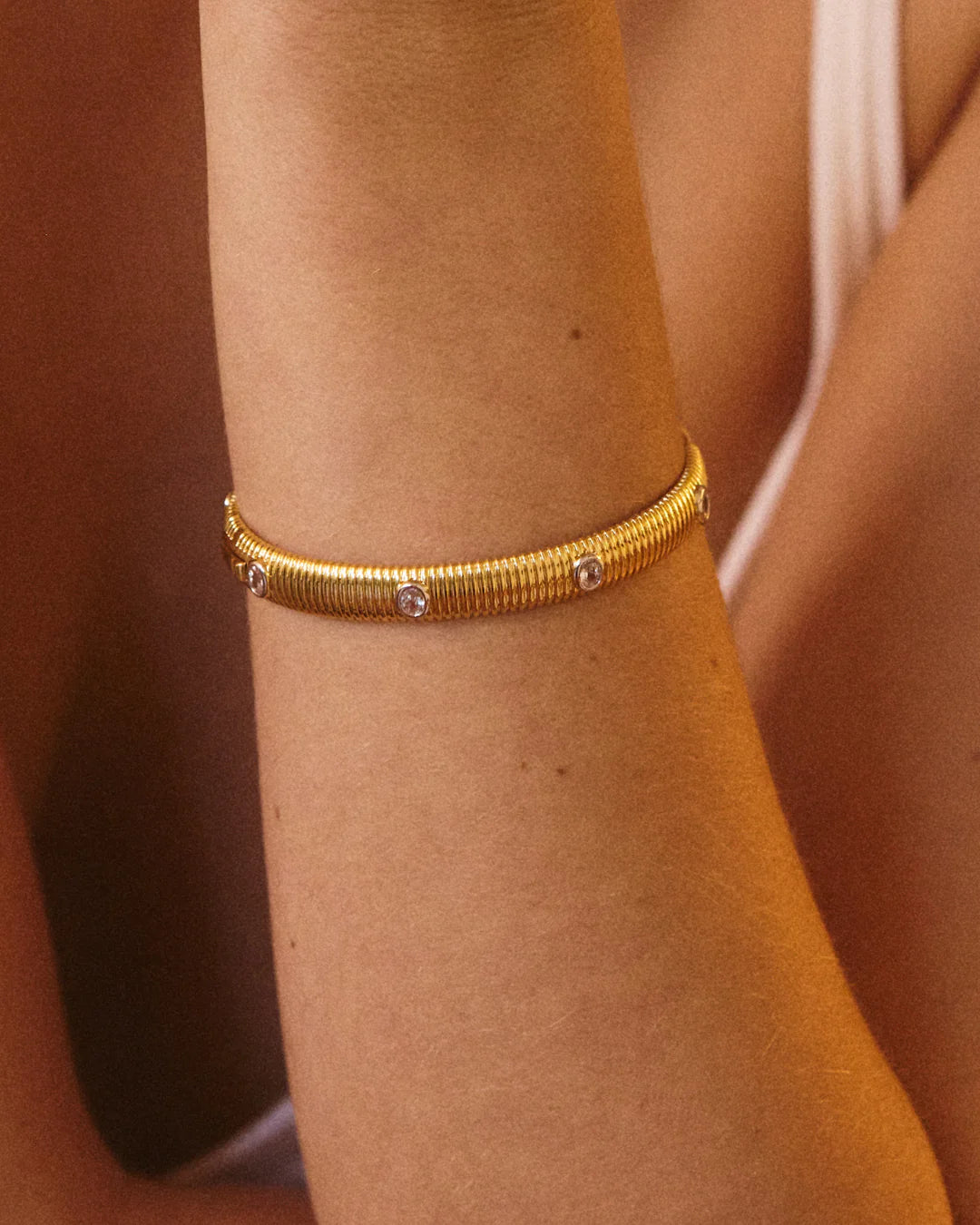 The Georgia Ridged Bangle