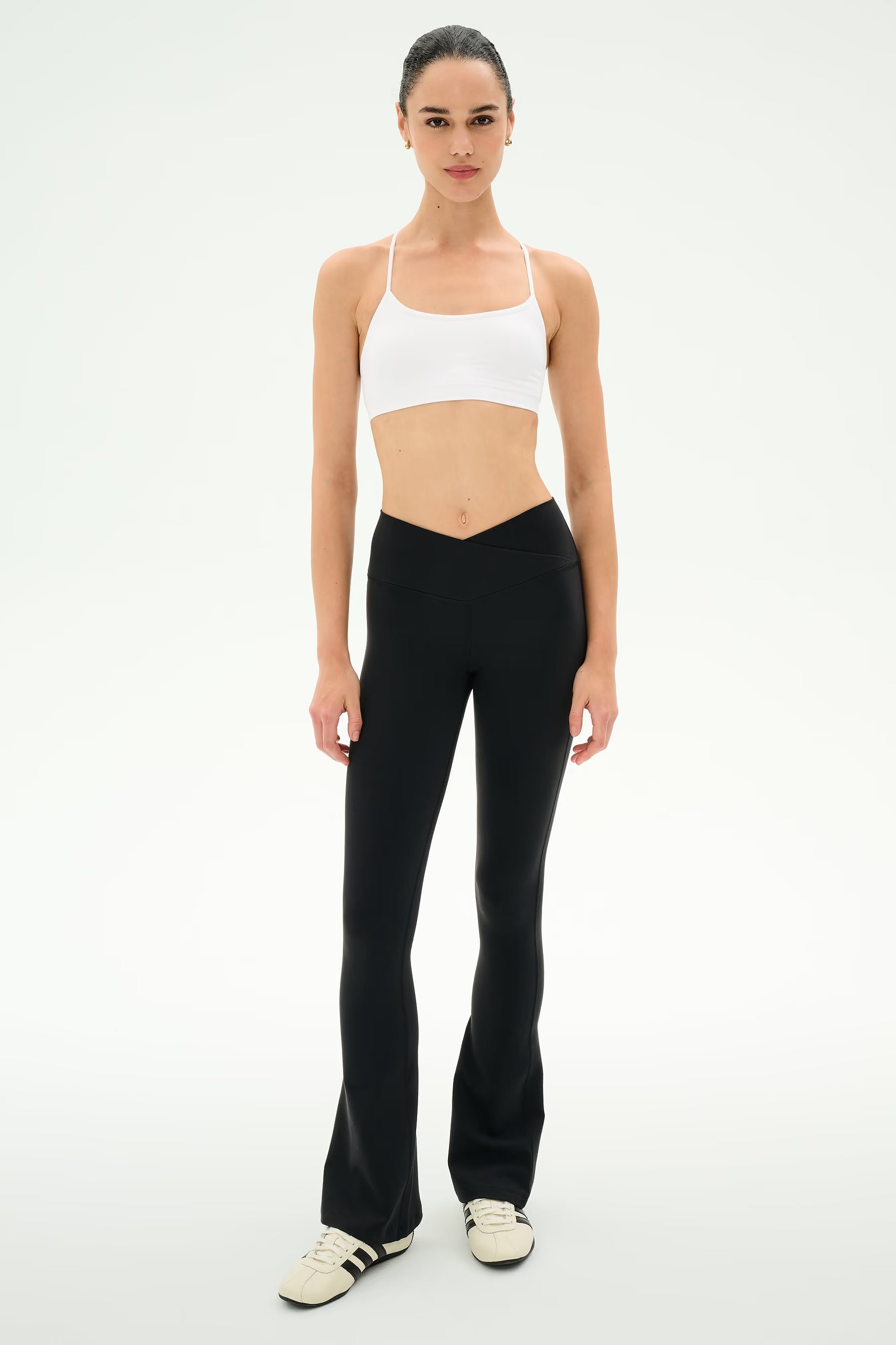 Raquel | Crossover Flared Legging