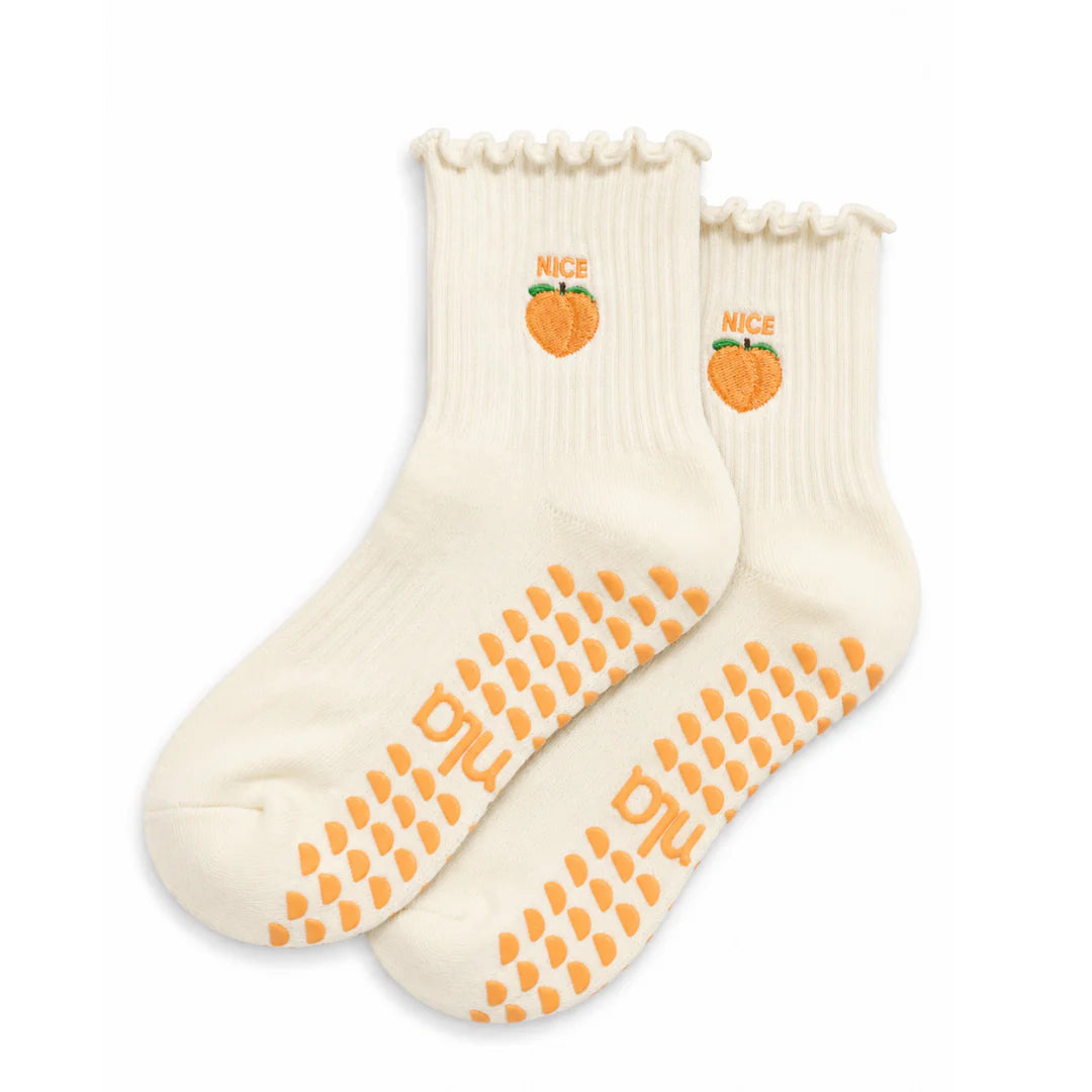 Nice Peach | Grip Socks