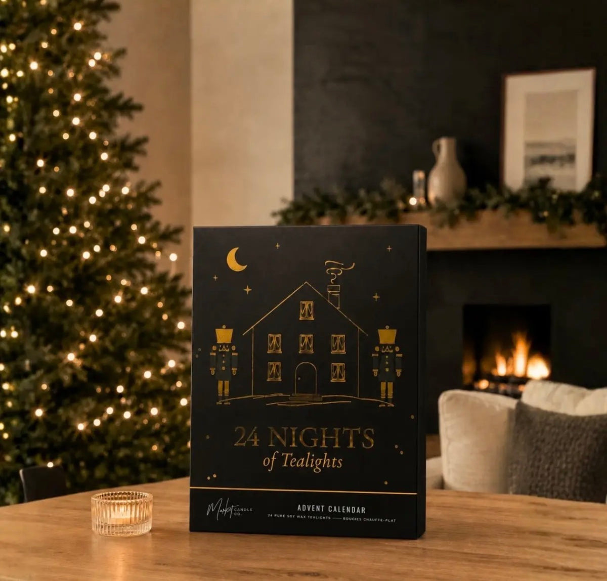 24 Tealight Advent Calendar