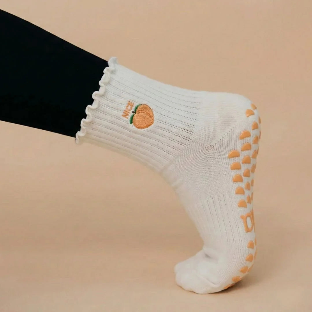 Nice Peach | Grip Socks