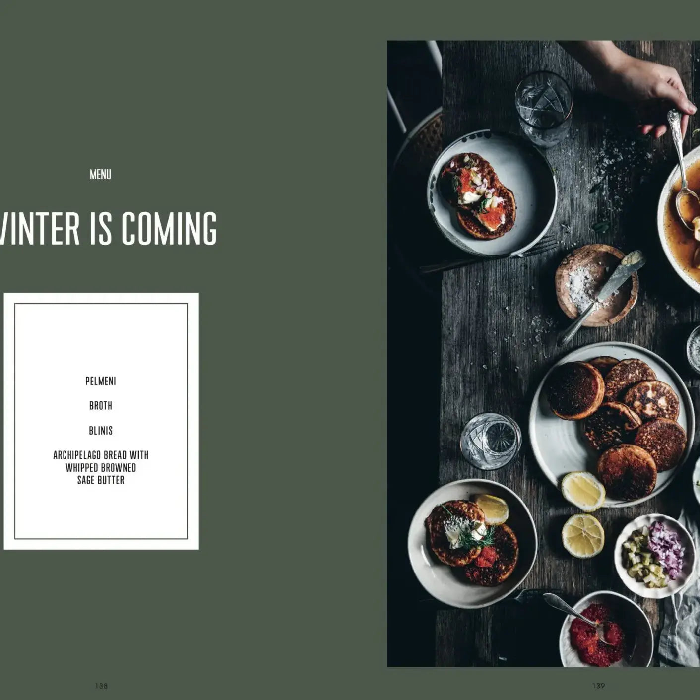 MENU | Recipes for Shared Moments