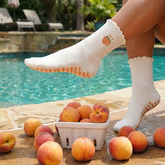Nice Peach | Grip Socks
