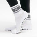 Striped Crew Grip Socks