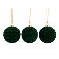 Patterned Velvet Christmas Ornament