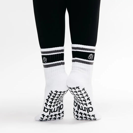 Striped Crew Grip Socks