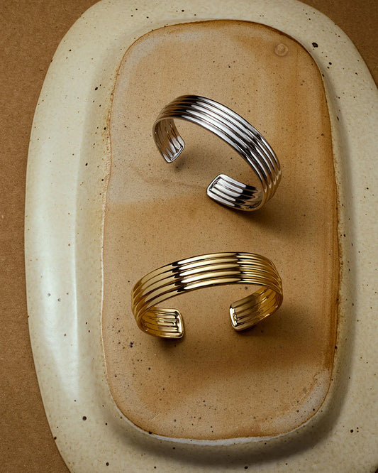 The Ridged Positano Cuff