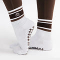 Striped Crew Grip Socks