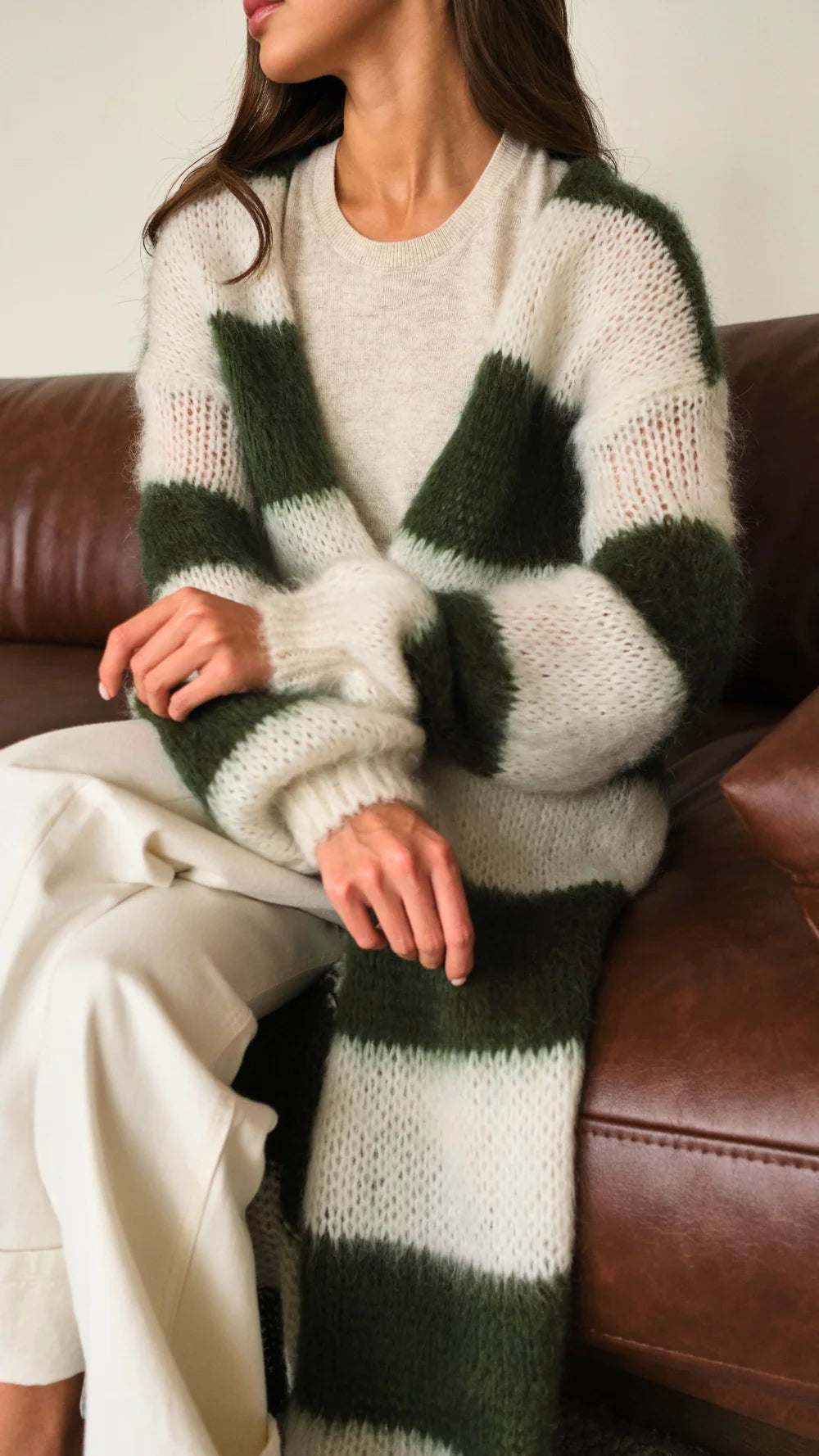 Kai | Striped Cardigan