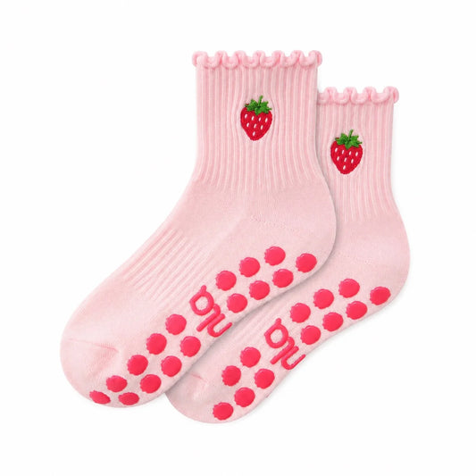 The Strawberry Grip Socks