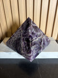 Chevron Amethyst Pyramid
