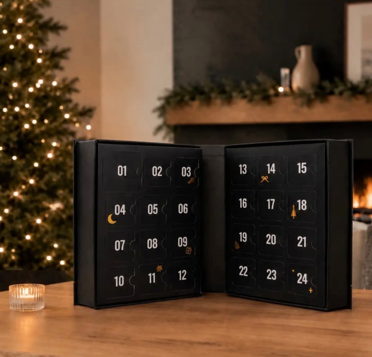 24 Tealight Advent Calendar