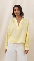 Peach | Cotton Gauze Shirt