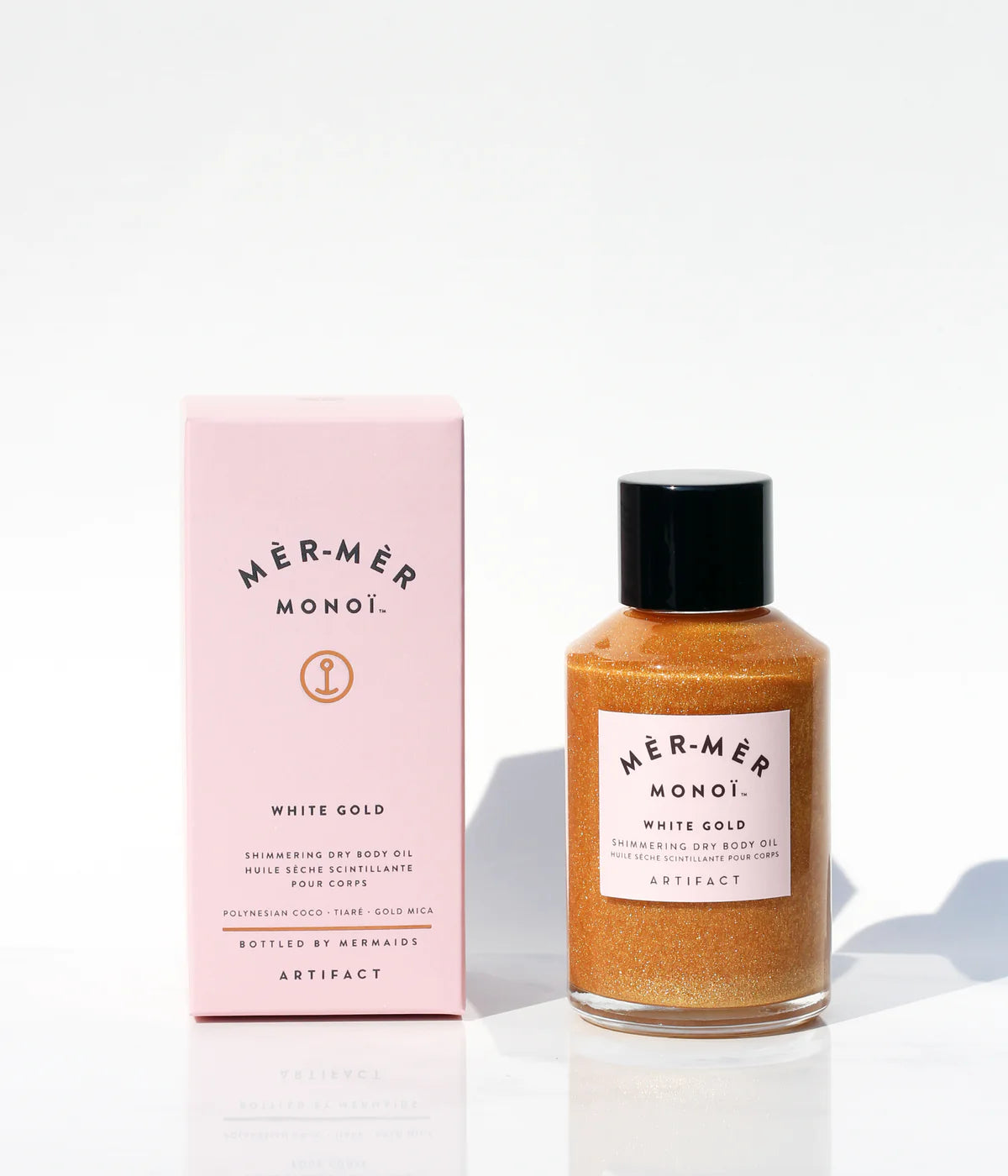 Mèr-Mèr Monoï White Gold Shimmering | Dry Body Oil
