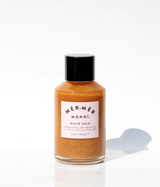 Mèr-Mèr Monoï White Gold Shimmering | Dry Body Oil