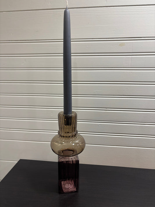 Handblown Glass Taper Candle Holders