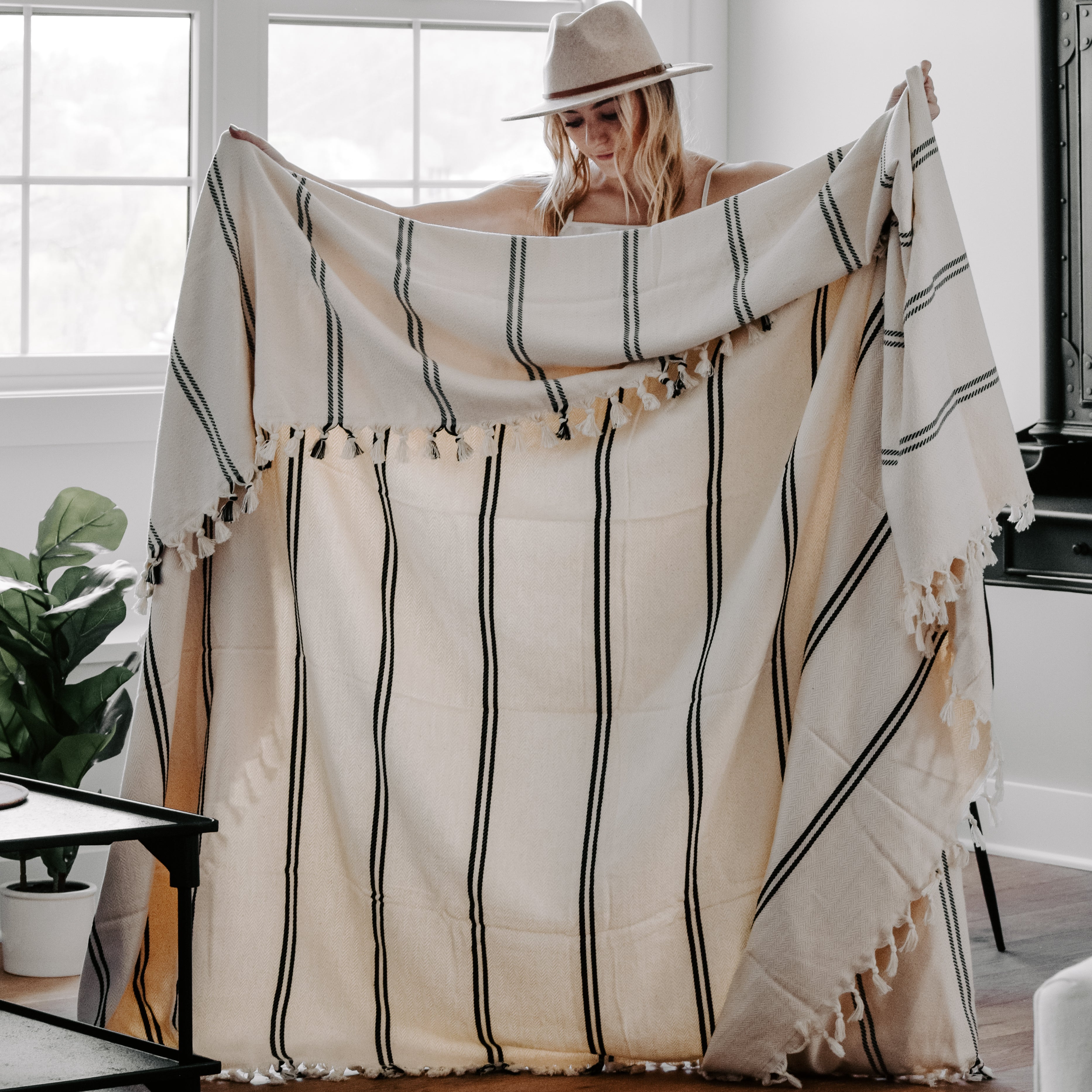 Kate | Turkish Cotton Throw Blanket