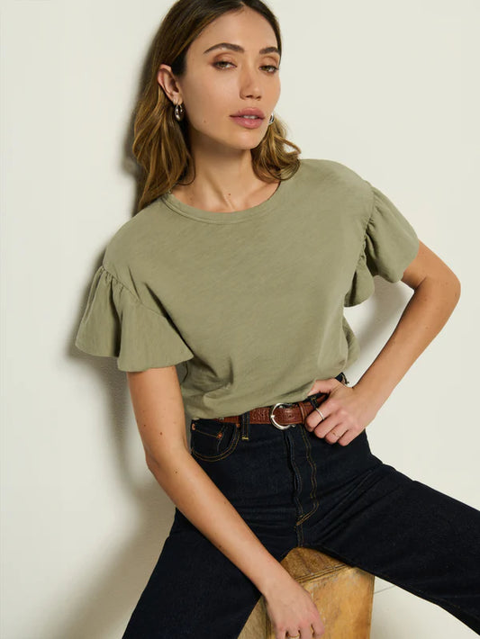 Camille Ruffle Tee