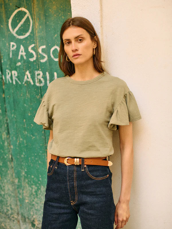 Camille Ruffle Tee