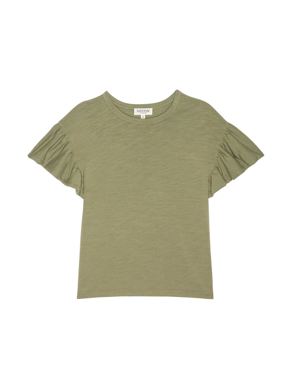 Camille Ruffle Tee